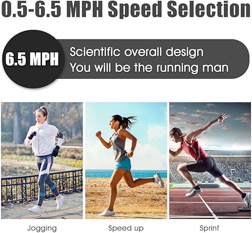 Miniatura 6 de Goplus Caminadora eléctrica plegable, inclinación ajustable y diseño de bajo ruido, con pantalla LCD y sensor de frecuencia cardíaca, máquina de
