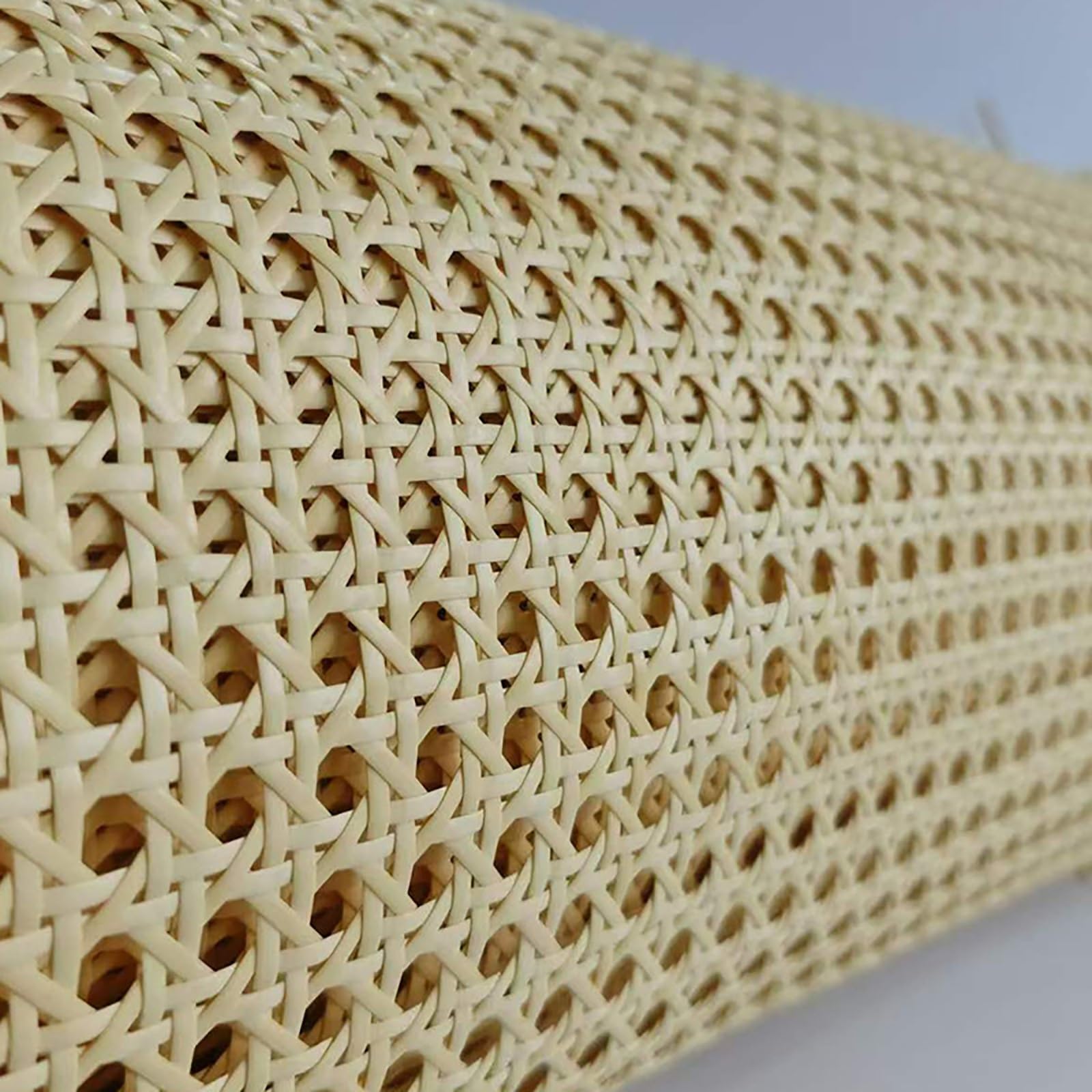 Rollo de cinta de ratán natural, 0,9 x 15 m, ideal para reparación de muebles, sillas, proyectos de bricolaje, material de tejido de ratán para armarios y sillas