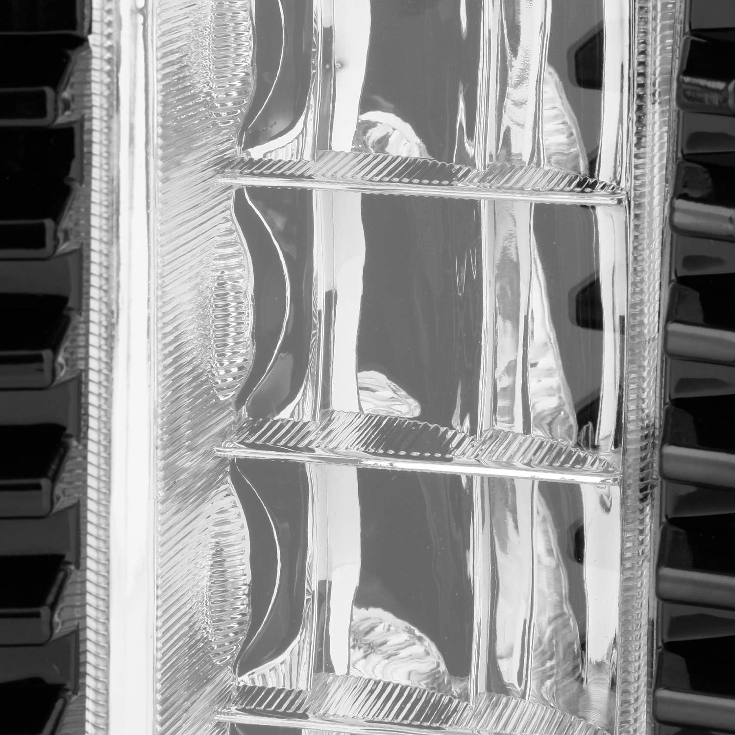 AKKON - Fits 2019-2022 GMC Sierra 1500 Denali Crew Cab Model [Full LED] Chrome Bumper Fog Lights Driving Lamp Pair w/Switch