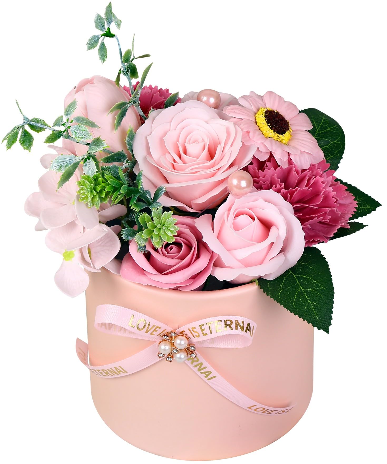 Amazon｜ソープフラワー 母の日 ギフト 卒業式プレゼント 造花 花束