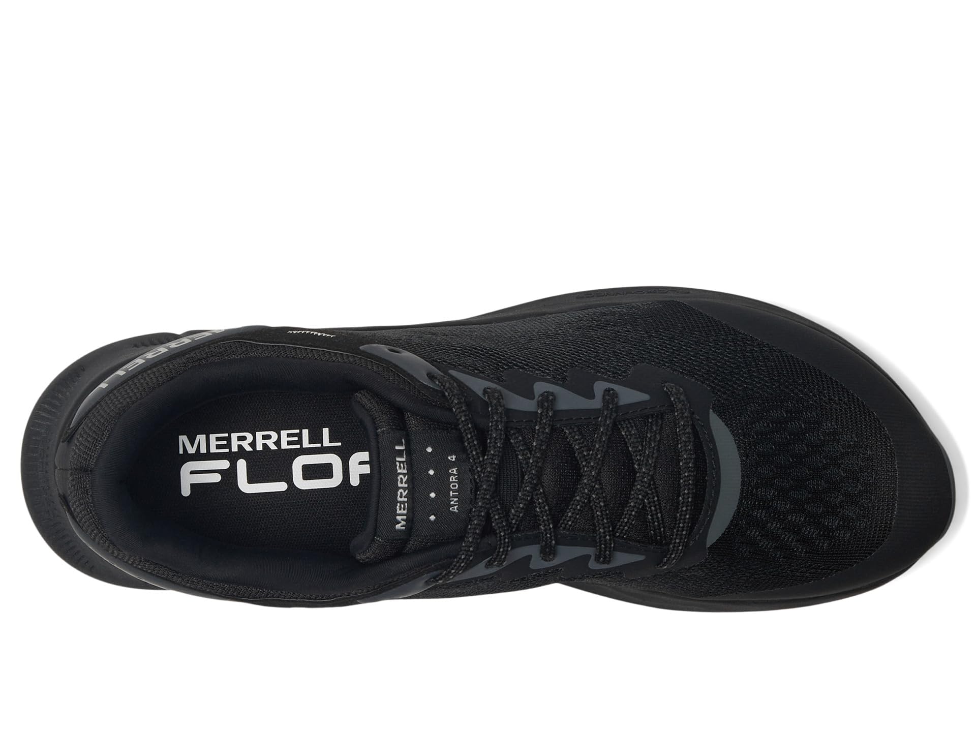 Merrell Women's ANTORA 4 Sneaker, Black/Alloy, 8.5