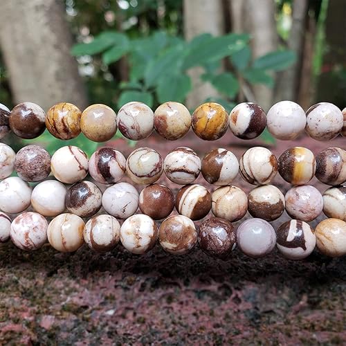 Miniatura 85 de Cuentas de piedra para hacer joyas, piedras preciosas naturales redondas sueltas espaciadoras para pulseras, collares y aretes, Piedra Kit