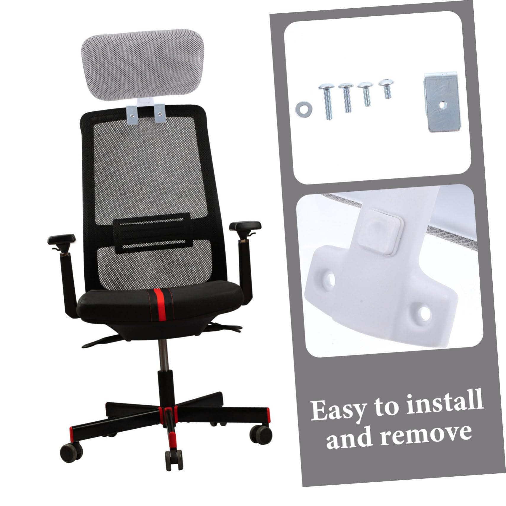 OUNONA Silla Ajustable del Juego de la protección del Cuello del reposacabezas y del reposacabezas de la Silla de Oficina Respaldo de Silla de Oficina Decoraciones de Halloween Accesorios