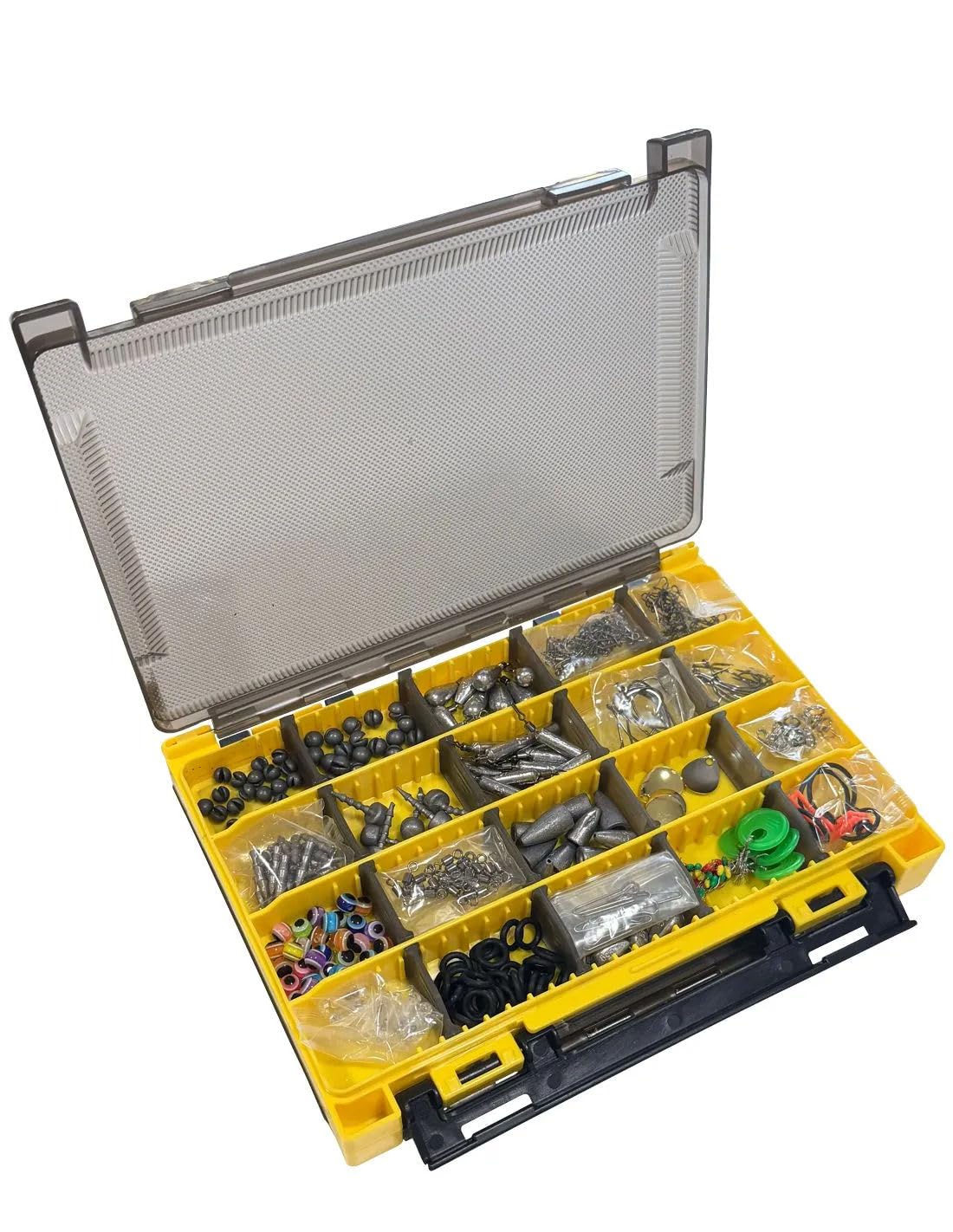 Kolpo Set 356 Pezzi Minuteria per Soft Lures Ami Offset Teste Piombate Piombi