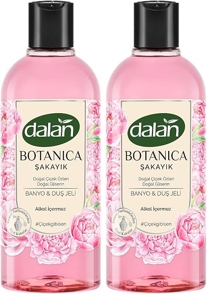 Dalan Botanica Duş Jeli 500 Ml Şakayık 2li paket