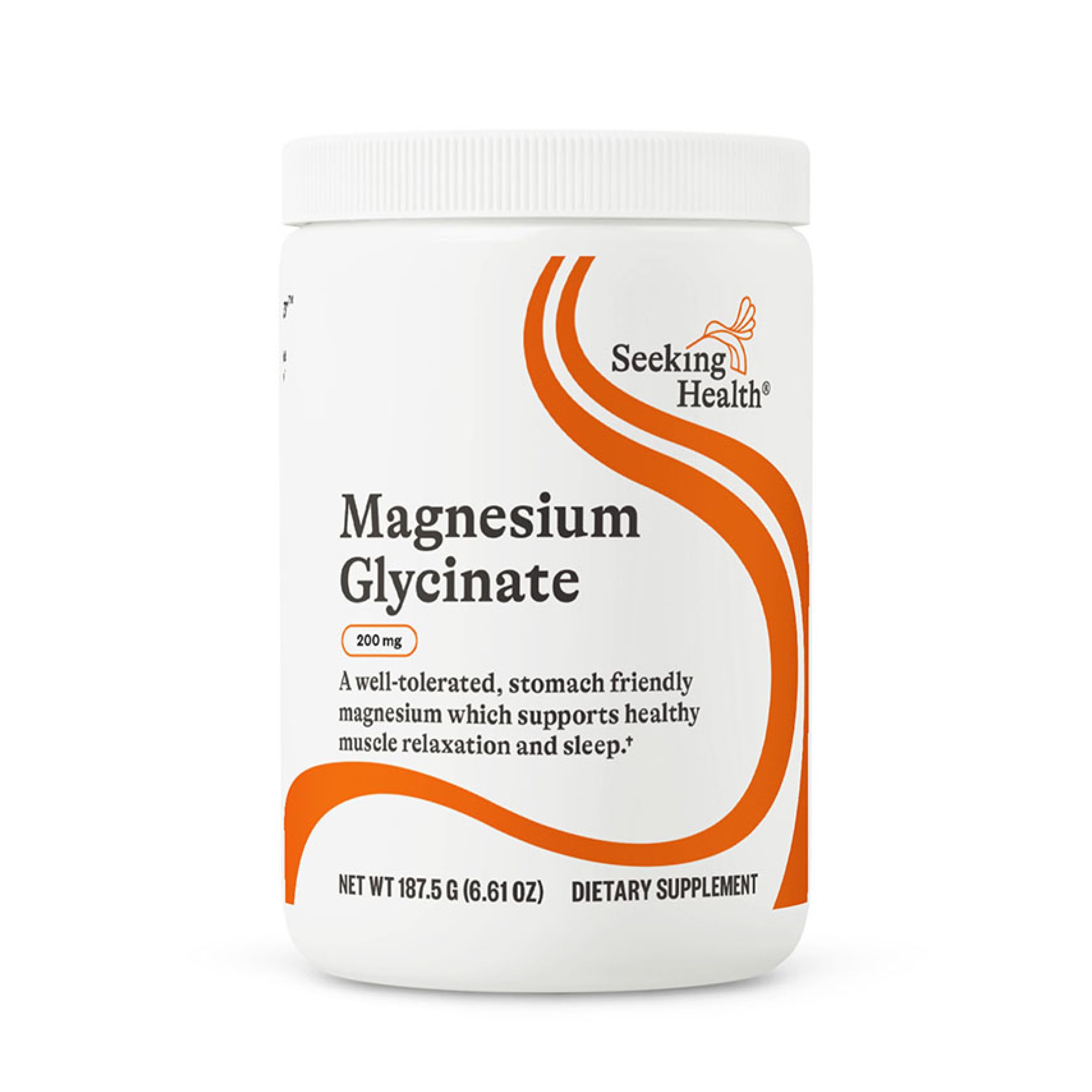Seeking Health Magnesium Glycine Acid 200mg - 250g