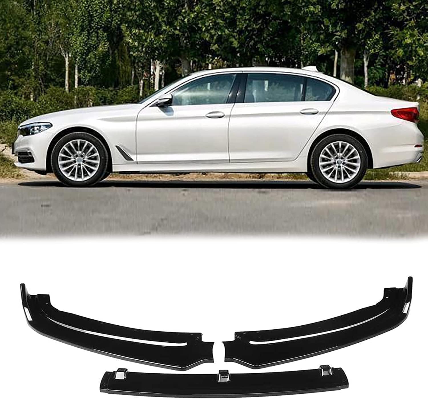 Spoiler de lèvre de pare-chocs avant BMW F30 F35 : diffuseur de remplacement ajusté