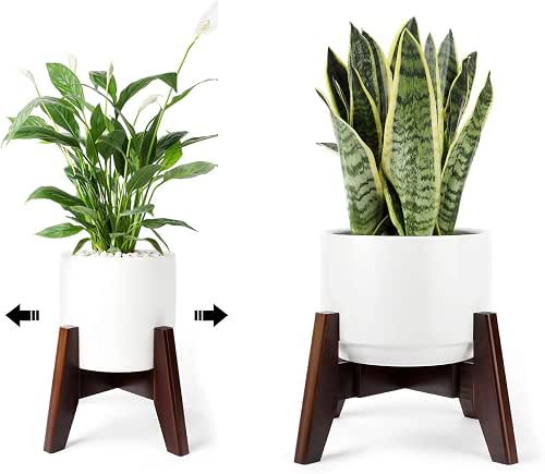 Seanmi Plant Stands for Indoor Plants, Bamboo Plant Stand, Mid