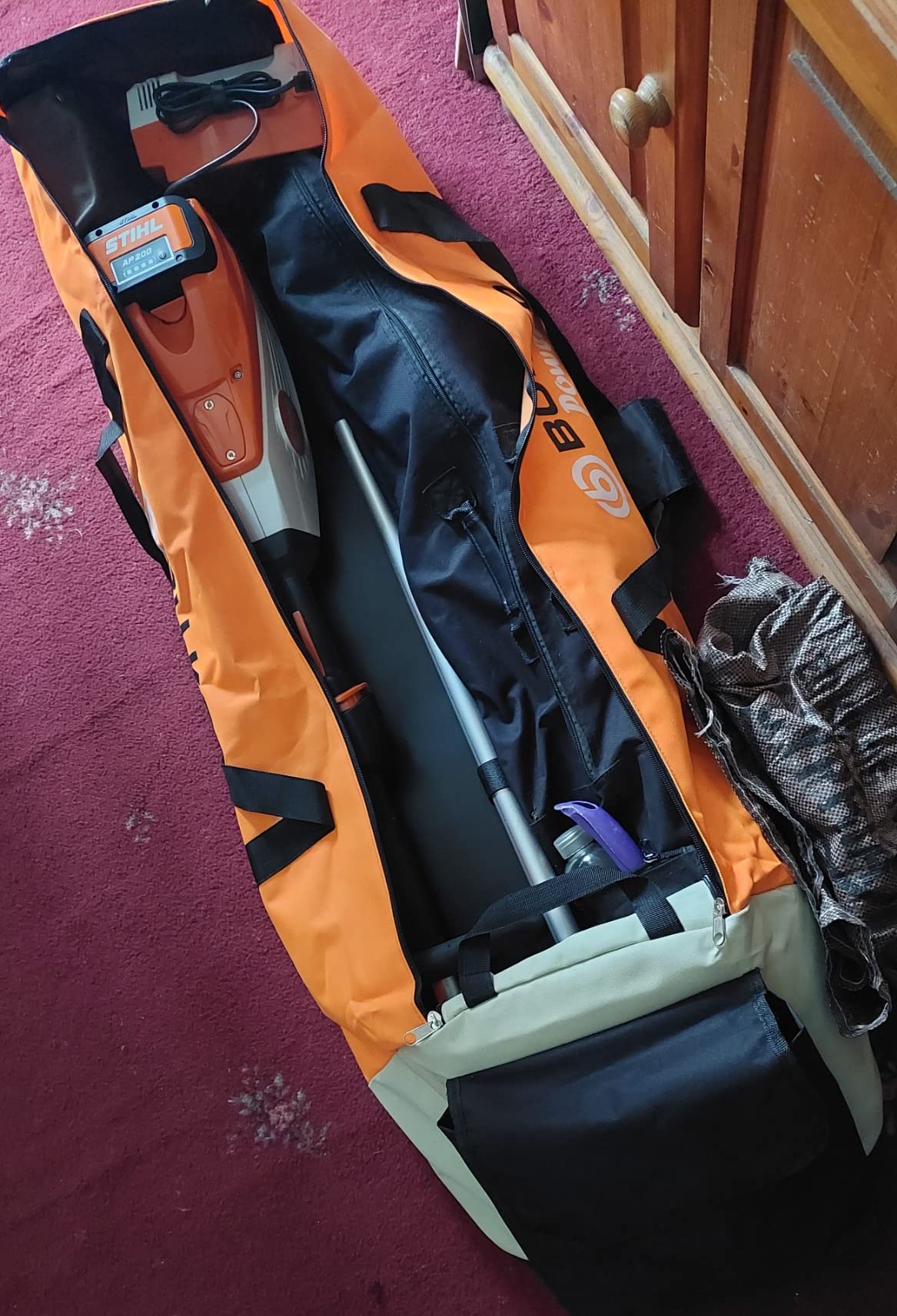 BUKO Garden Tool Bag, Heavy Duty Multifunctional Power Tools Storage Organiser, Waterproof Tool