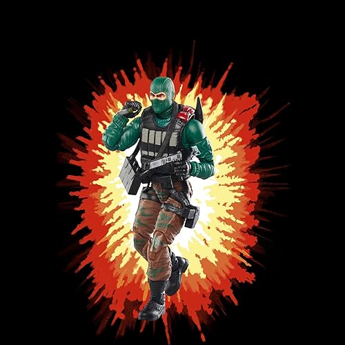 Miniatura 5 de G.I. Joe Classified Series Retro Cardback Beach Head, Figura de acción coleccionable de 6 pulgadas con 10 accesorios