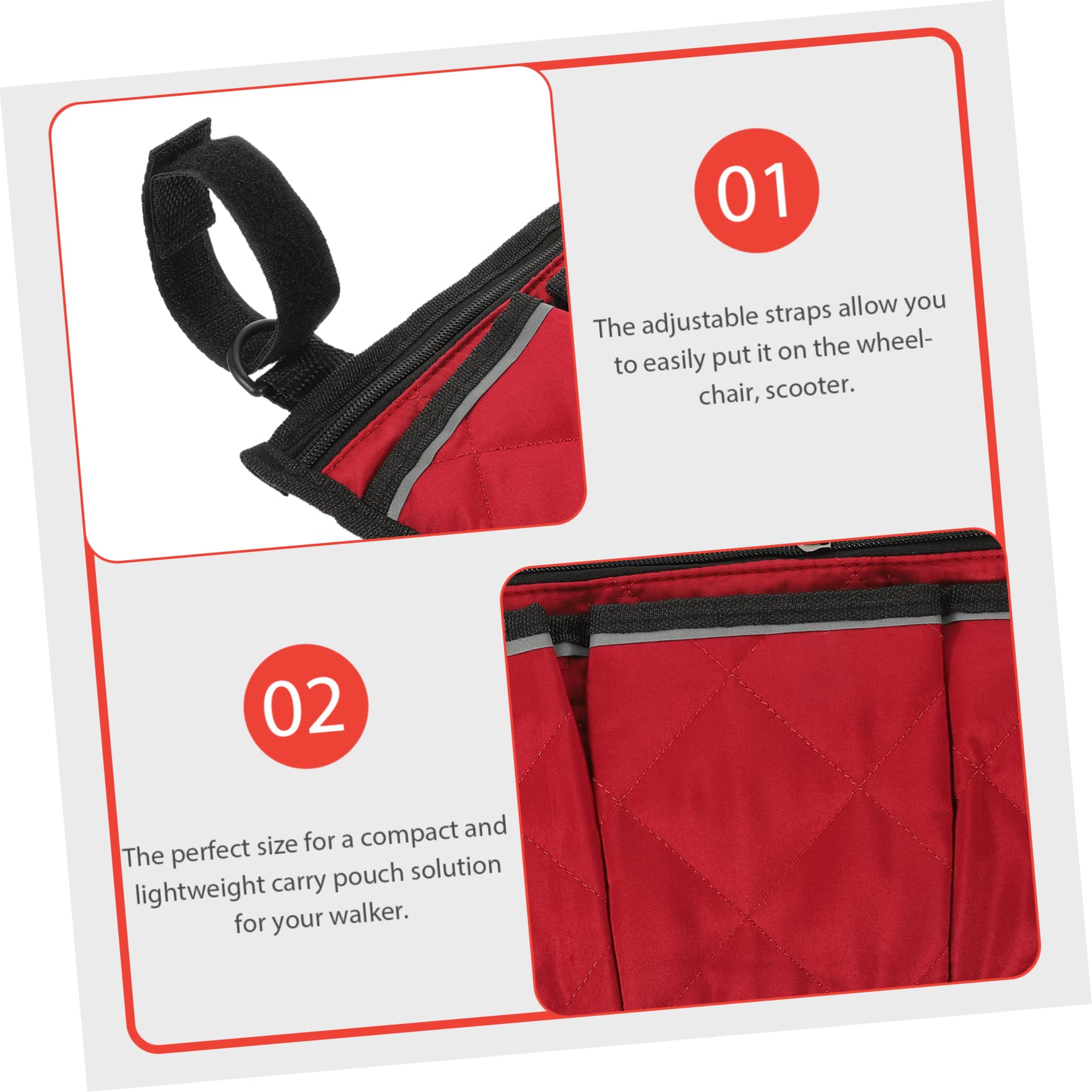LALAFINA 3pezzi Laterale Per Carrozzine e Passeggini Multi- e Resistente Organizer Per Quotidiani Colore