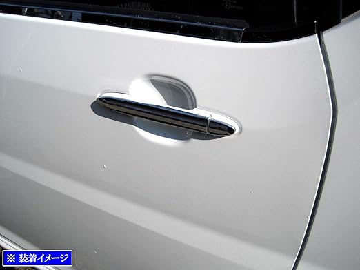 Amazon Brightz タントカスタム L375s L385s メッキドアハンドルカバー ノブ ハーフタイプ Fセット Diht Nobu A3b0e1 L L375 L385 375 385 タント カスタム 車 バイク 車 バイク