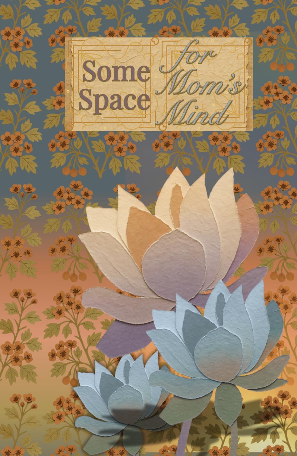 Some Space for Mom’s Mind : carnet de note haut de gamme relié en tissu