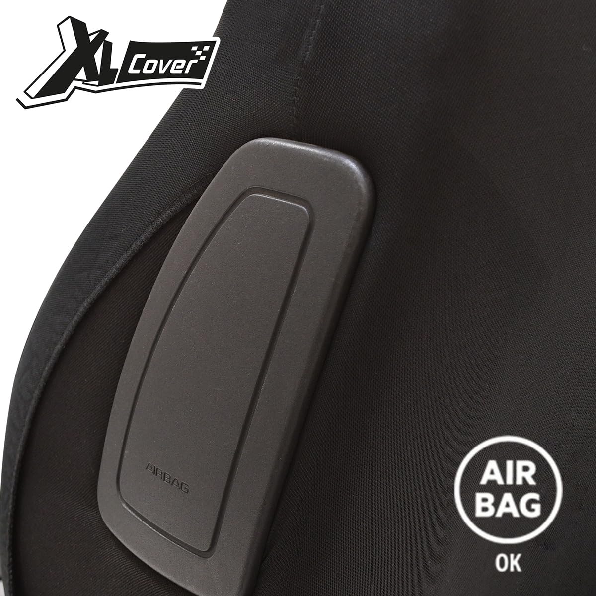167002 Housses de sièges fractionnables monospaces, Noir