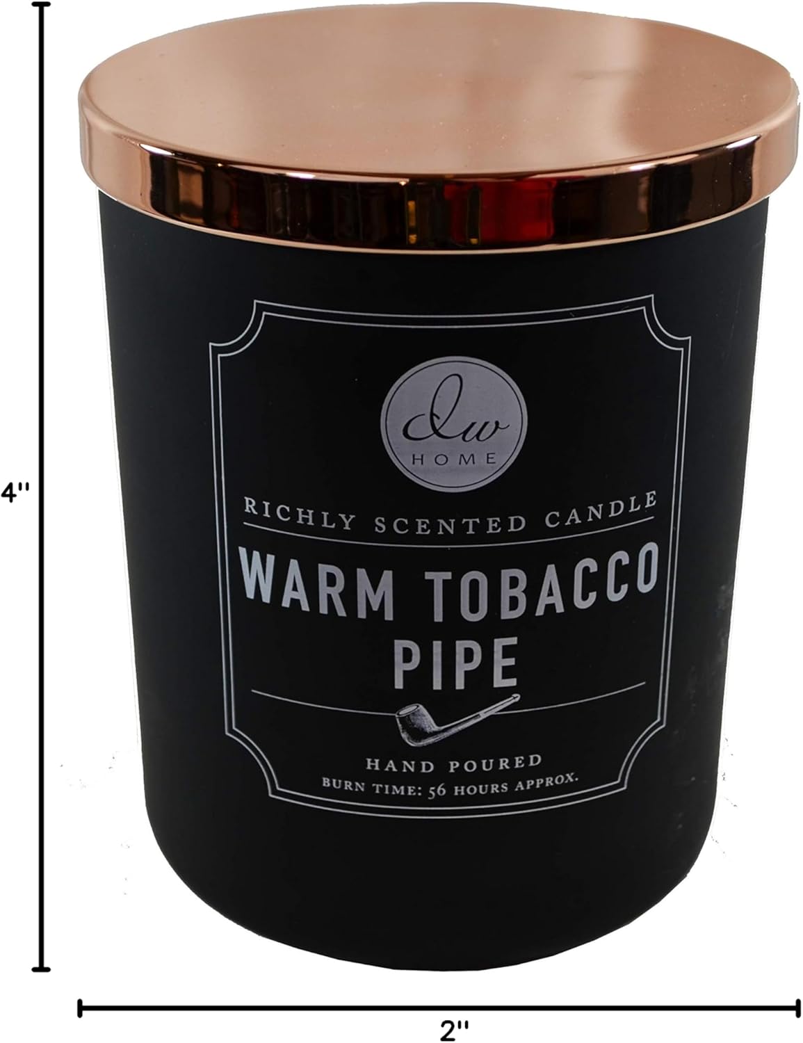 DW Home Warm Tobacco Pipe Richly Scented Candle Two Wick - 15.01 oz.