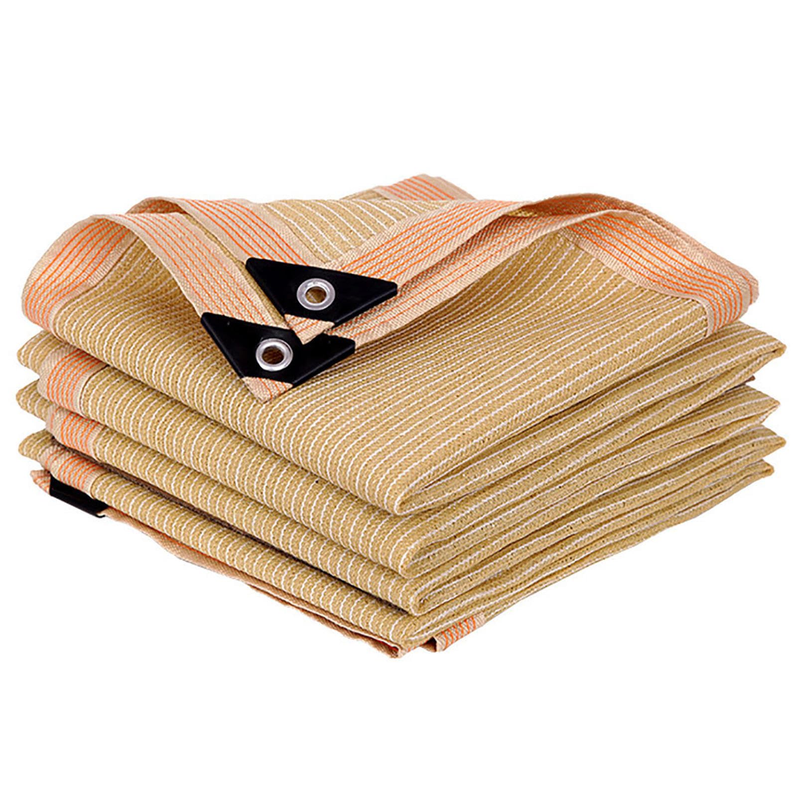 Voiles d'ombrage beige 2x4m : créez votre salon de jardin idéal