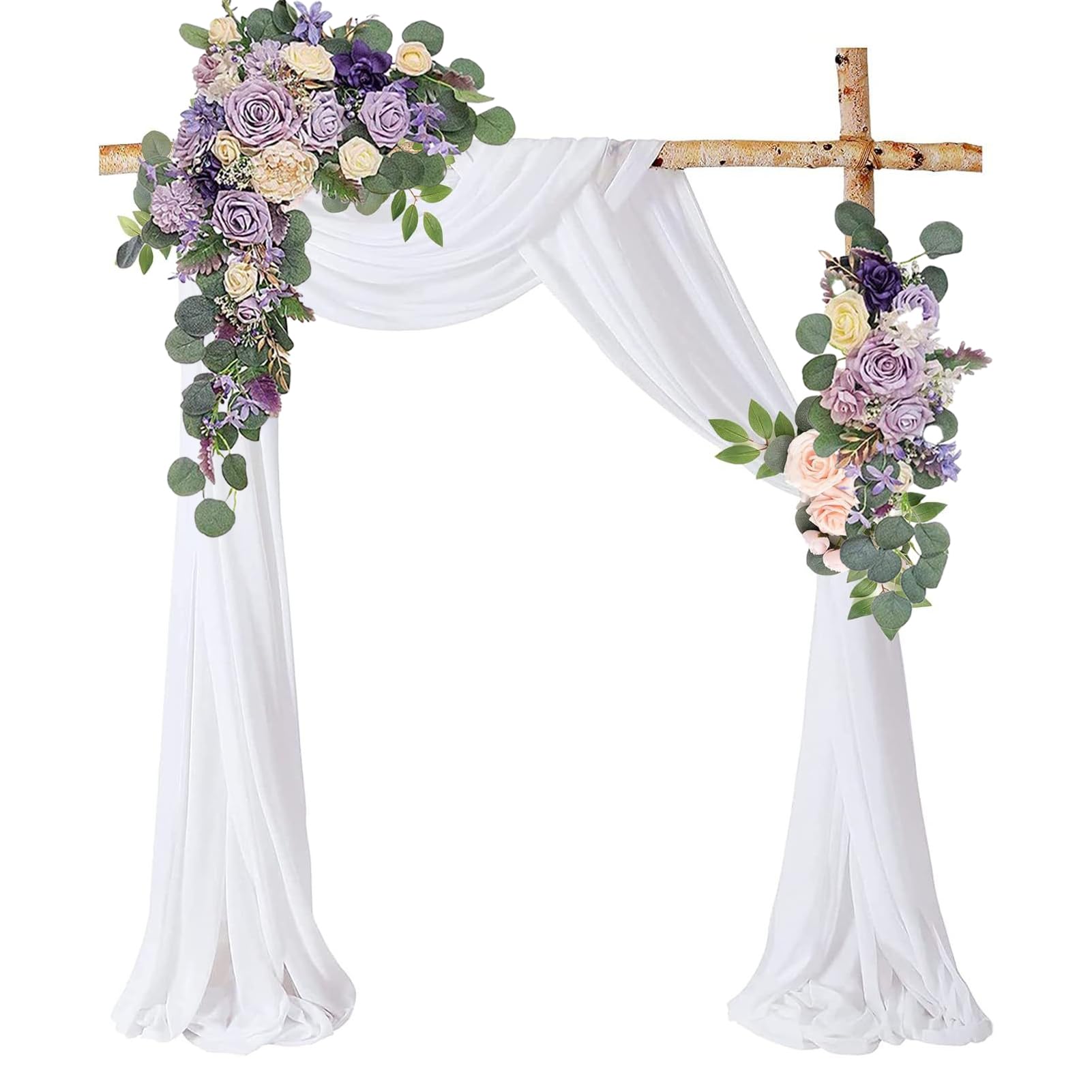 Ghirlanda Di Fiori Artificiali Per Arco Matrimoniale – Kit Decorazione Floreale Con Fiori Di Seta, Benvenuto Per Cerimonie (#2)