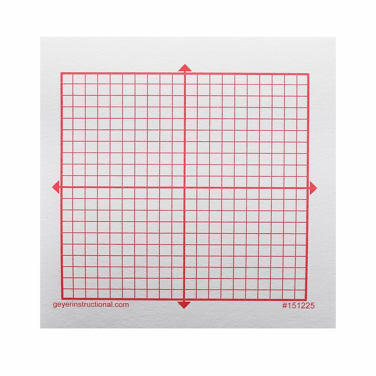 Amazon.com: 20x20 squares xy axis, graphing post-it notes, 4 packs ...