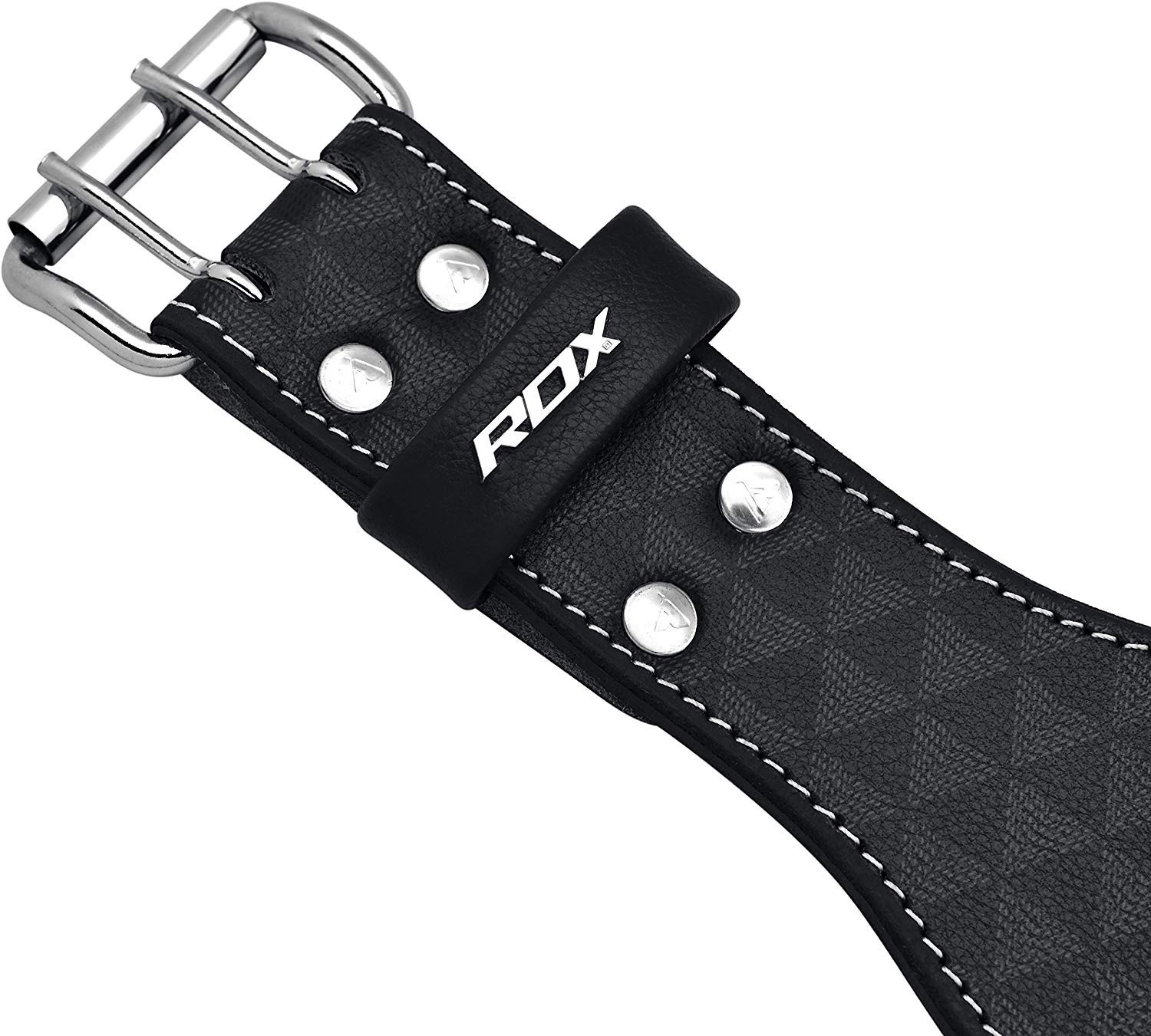 RDX Cintura per sollevamento pesi in nappa 10,2 cm, supporto lombare imbottito, 11 fori regolabili, bodybuilding, allenamento funzionale, powerlifting, sollevamento pesi, allenamento, squat