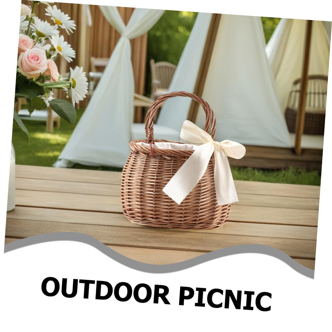 OUNONA Lot De 3 Paniers De Plage En Osier Et Paille Pour Femme Style Panier À Fleurs Marron Clair