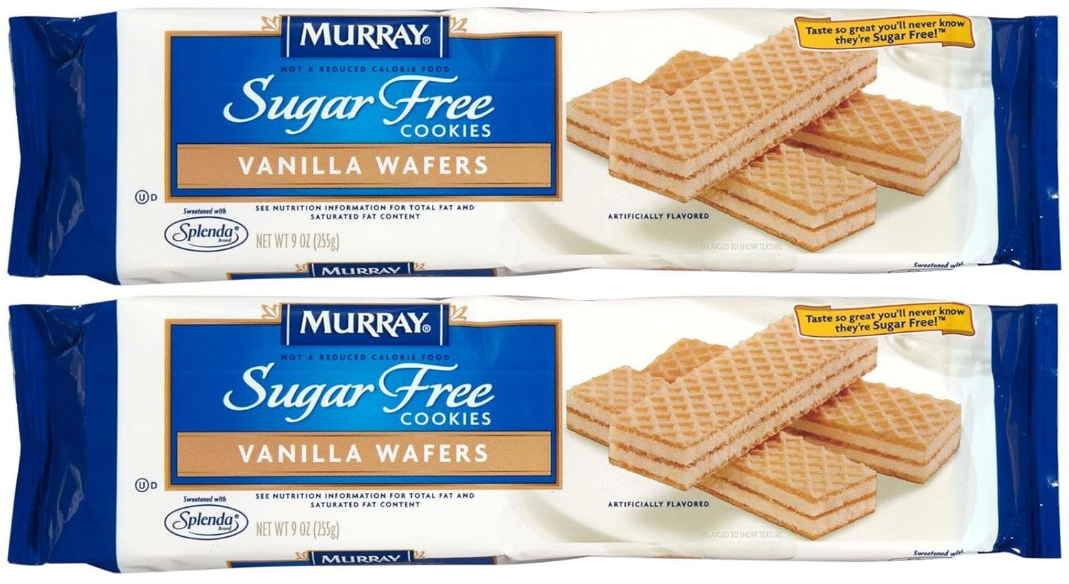 Buy Murray SugarFree Vanilla Creme Wafer Cookies 9 oz 2 Pack