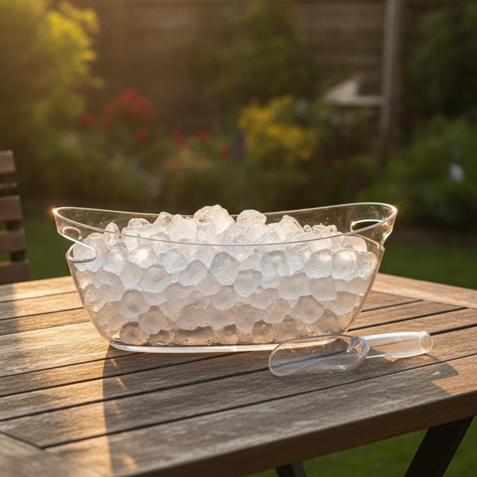 Seau à Bouteilles Transparent, size to 1, style to 1 | En Plastique, pour espaces événementiels