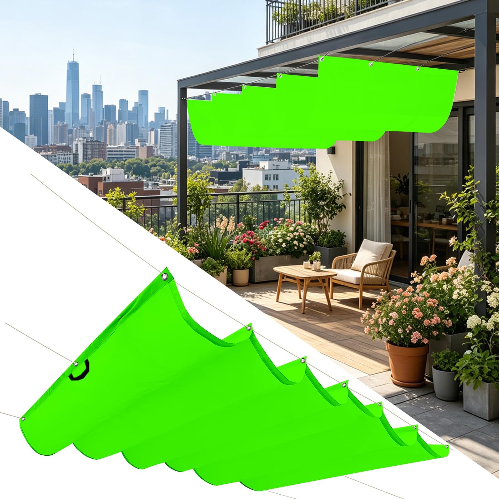 Protection solaire filet d'ombrage pour grand jardin