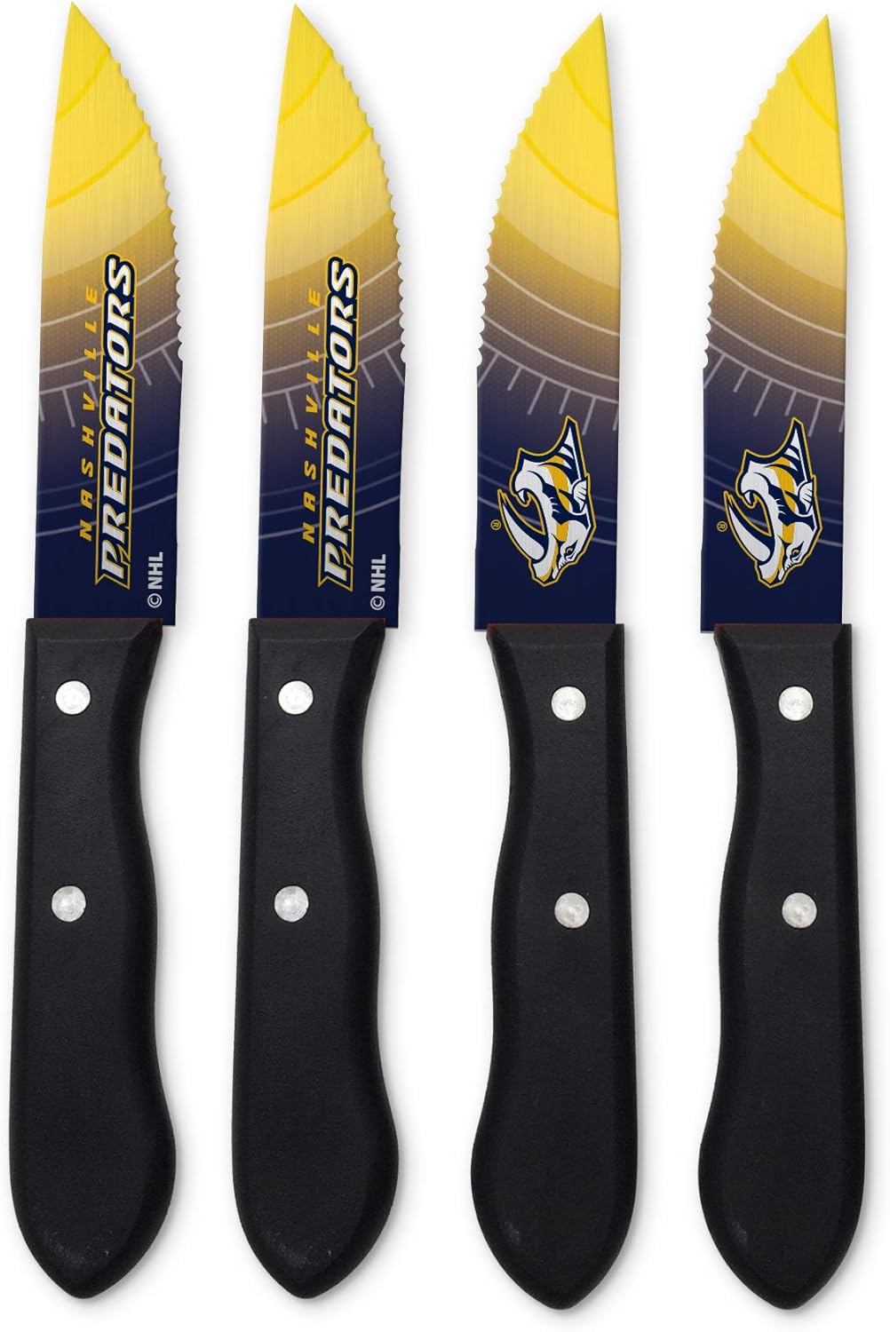 The Sports Vault NHL Unisex-Adult Steak Knives