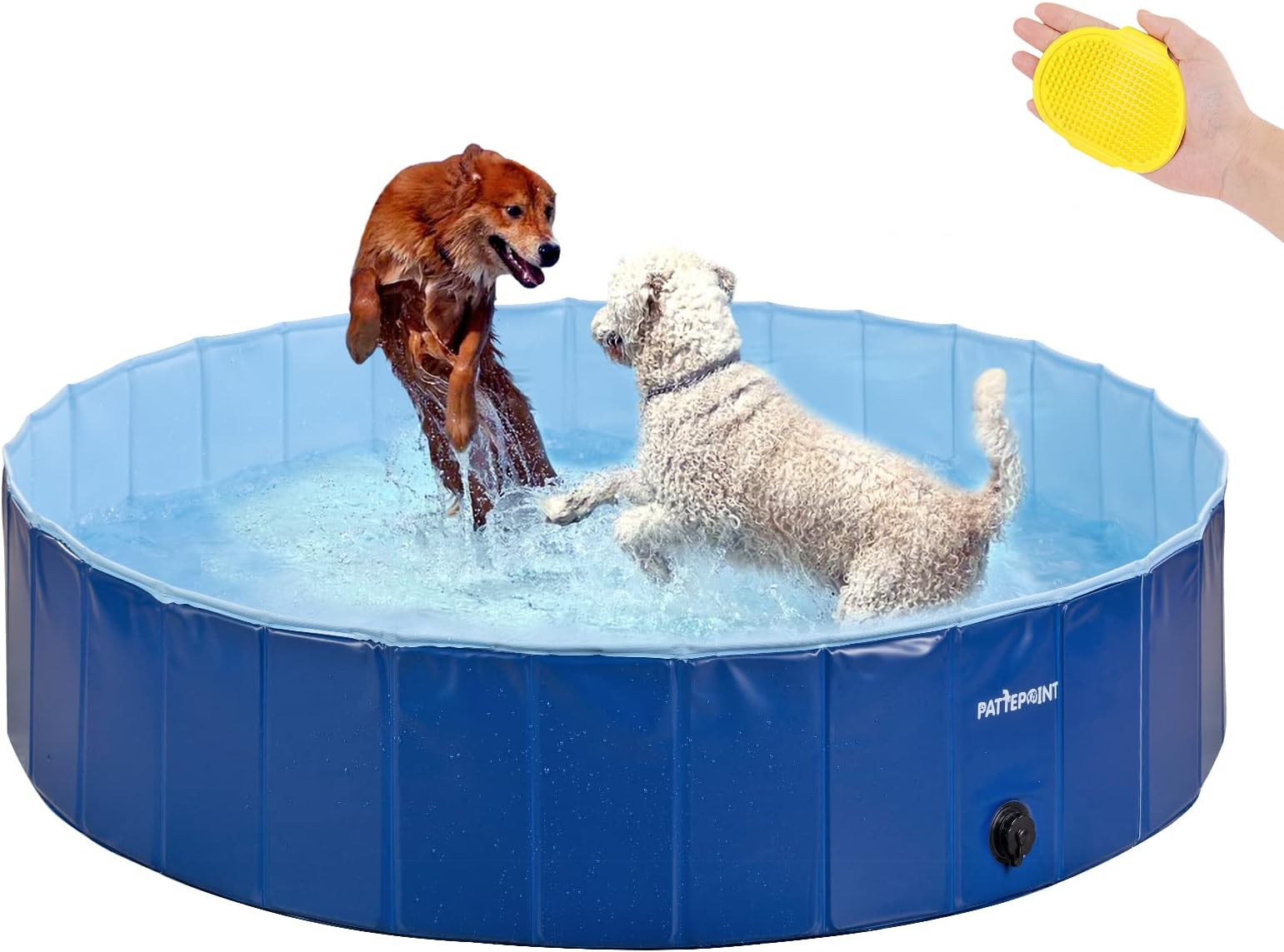 Dog Foldable Paddling Pools for Dogs Cats, Puppies Thickened Material