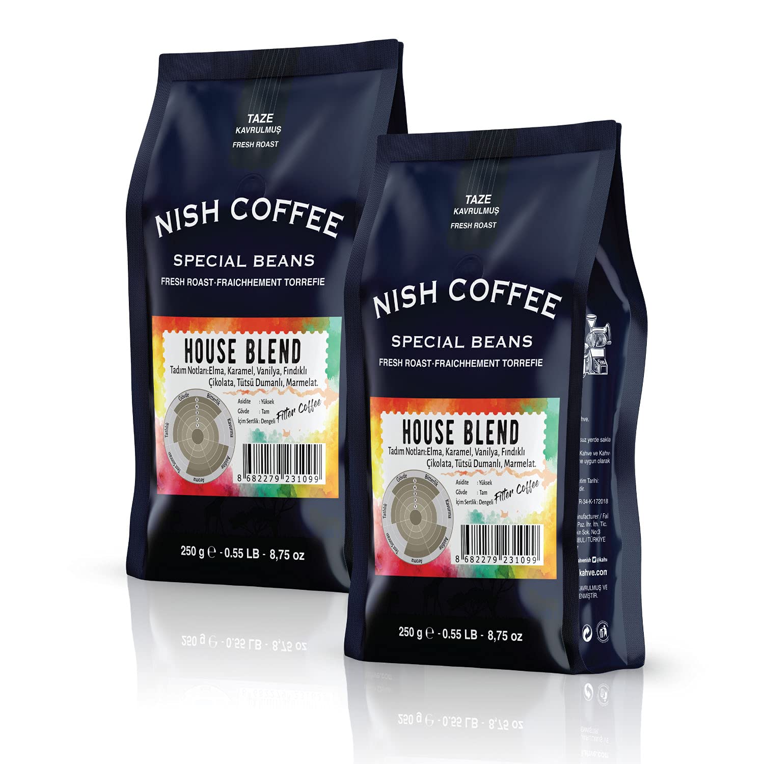 Nish Filtre Kahve House Blend 2x250 gr