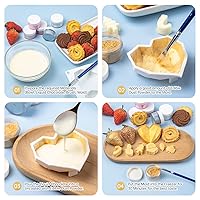 Vista 5 de Purpurina comestible para bebidas súper perla blanco 014oz polvo brillante comestible grado alimenticio Sujoygar certificado Kosher y Halal polvos