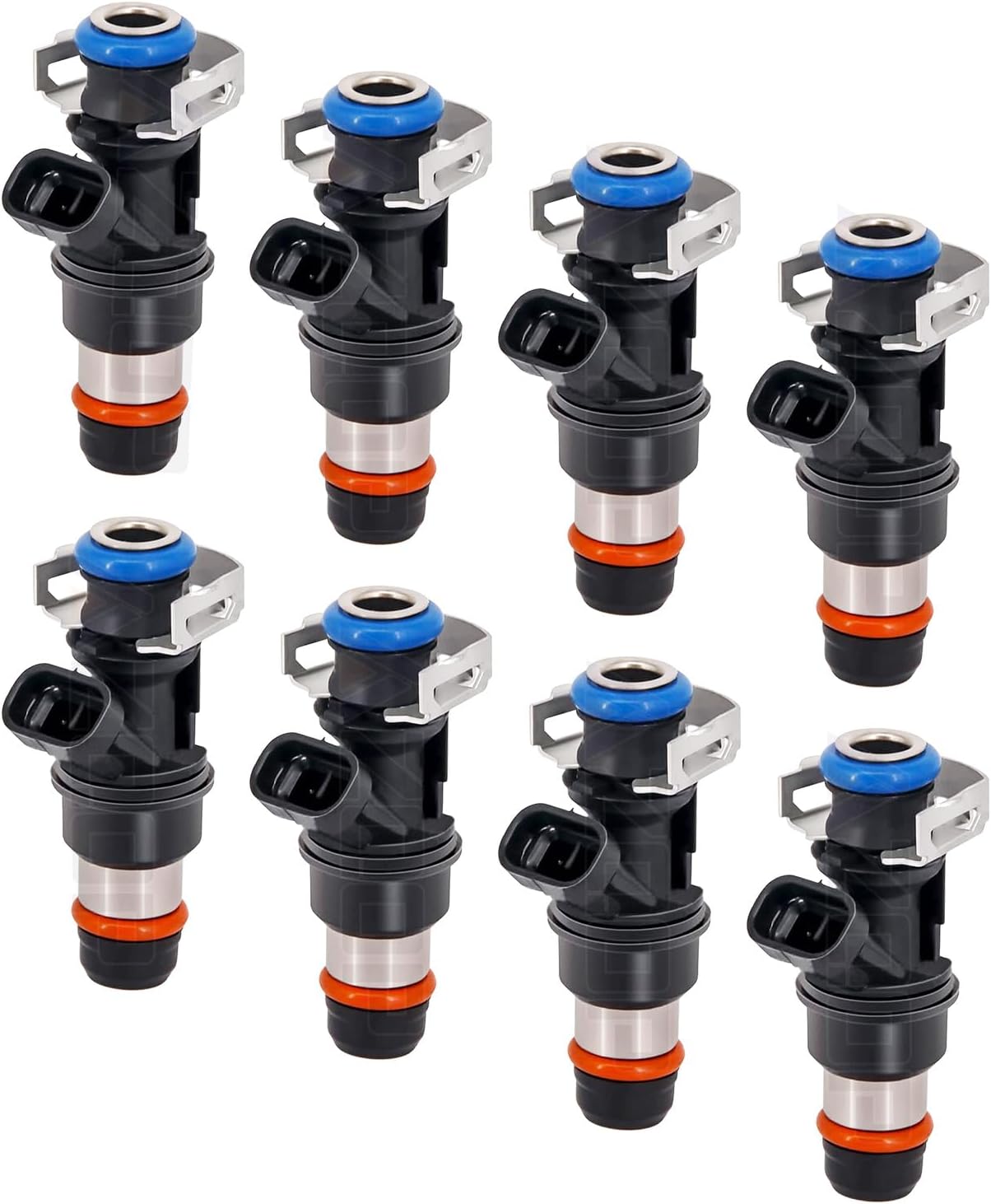 FJ315 Fuel Injectors Compatible for GMC Sierra 1500 2500 3500 (Classic) 1999 2000 2001 2002 2003 2004 2005 2006 2007, Yukon (XL), V8 4.8L/5.3L/6.0L, Replace# MP10006, 17113553, 25317628(8Pcs)