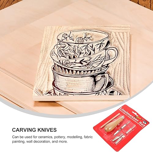 Miniatura 9 de EXCEART Juego ergonómico ideal para pintar espátulas artísticas, suministros de pintura al óleo, espátula de dibujo