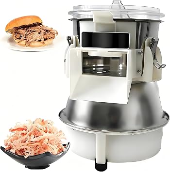 Chicken Chopper,Pulled Chicken Shredder,Electric Chicken Shredder 180w-High-Torque Motor,Low Noise,10s Shredding,Removable Blade,Easy to Clean for Home,Commercial Use