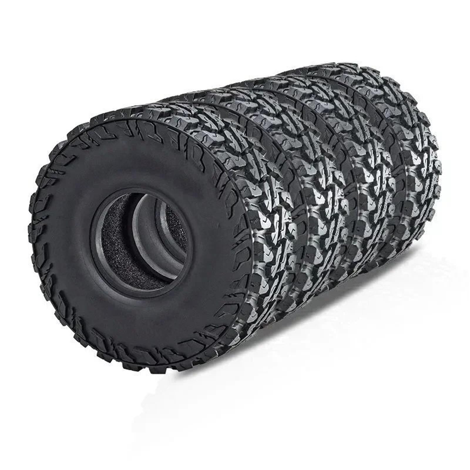 Per SCX10 90046 D90 Per TRX4 Per TRX6 D261 Per Redcat Per Rock 1:10 4PCS 1.9 "Pneumatici Gomma Ruota Pneumatici RC Crawler Auto Accessori Giocattoli Rc