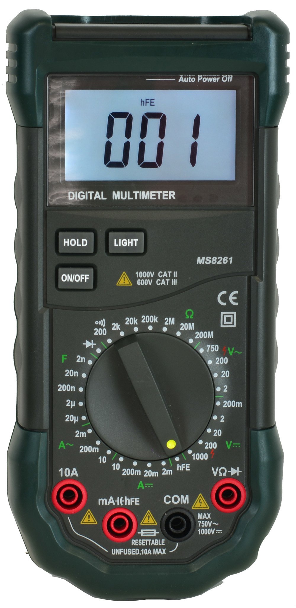 Mastech MS8261 Full Feartured Digital Multimeter with Temperature ...
