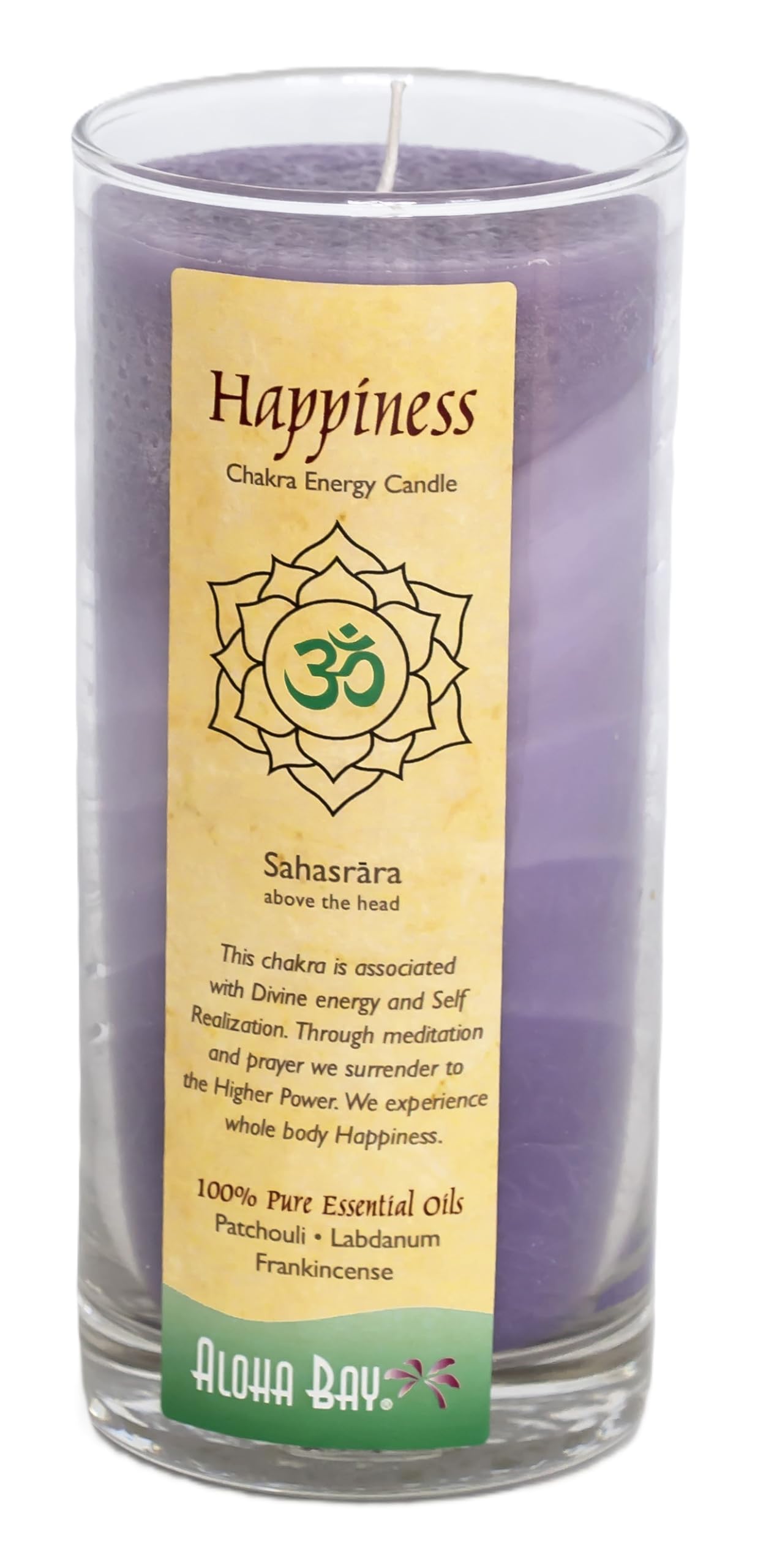 Aloha Bay Chakra Candle Jar, 11 OZ, Happiness