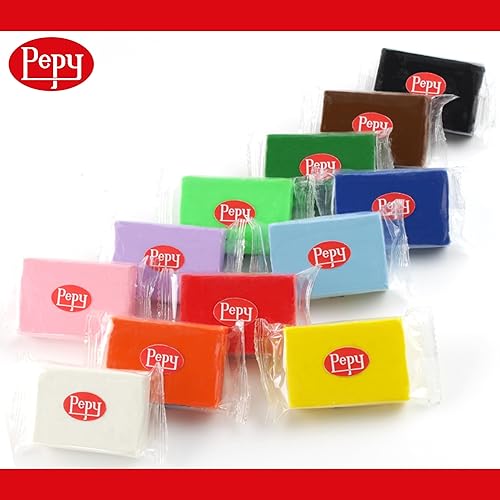 Miniatura 2 de Pepy Plastilina - Juego de regalo de arcilla para modelar reutilizable y no secado juego de 48 barras, 1.4 onzas cada una, 4 de cada 12 colores,