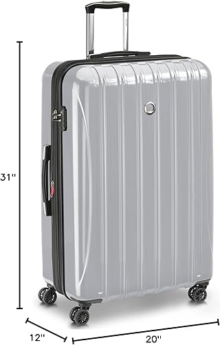 Miniatura 396 de Delsey Paris - Helium Aero - Maletas con laterales rígidos expandibles con ruedas giratorias, Rojo ladrillo