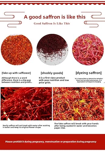 Miniatura 7 de AmaraCrous Hilos de azafrán premium  Grado Super Negin, 0.07 oz  100% puro y natural, cosechado a mano, azafrán persa para cocinar, té, paella,