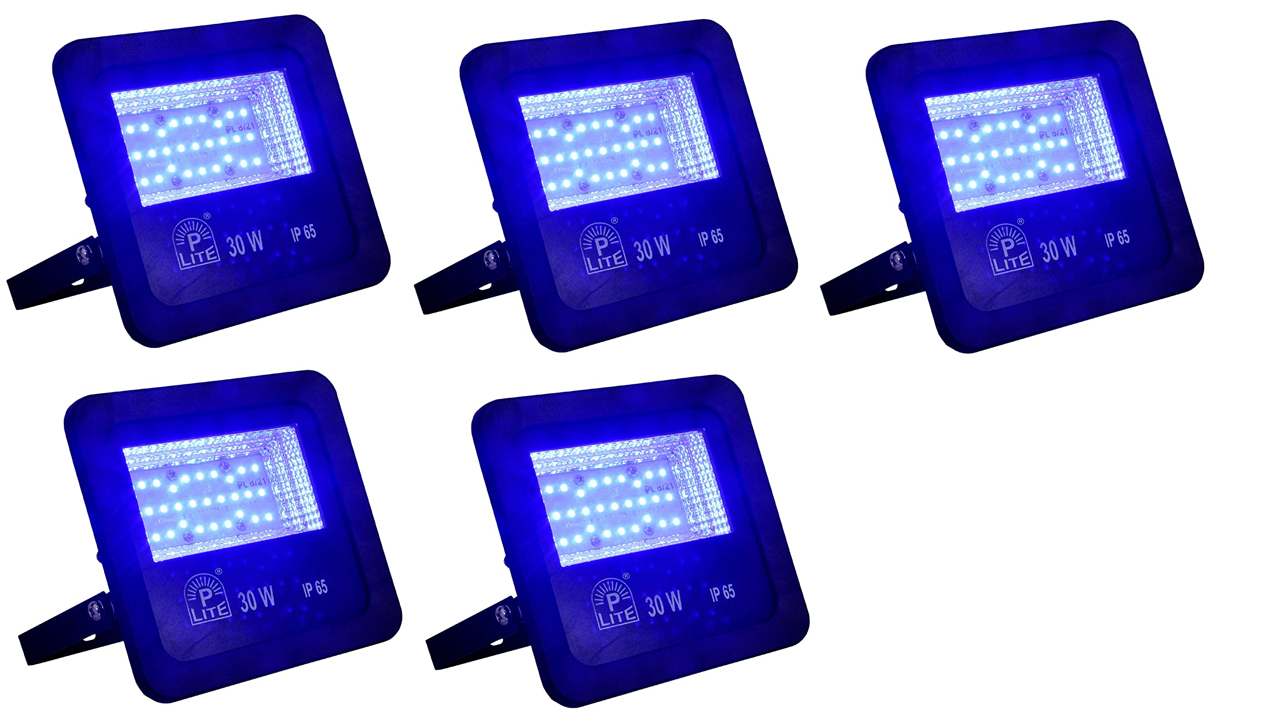 PLITE 30W Blue Mini LED Flood Light Outdoor Light/Industrial Light (Pack of 5)-image-14