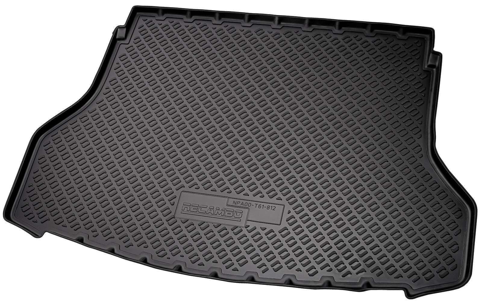 RECAMBO Juego de alfombrillas de goma y bandeja de maletero para Nissan X-Trail, T32, suelo de carga alto, a partir de 2014, 100% a medida, alfombrillas y maletero de TPE antideslizante de alta