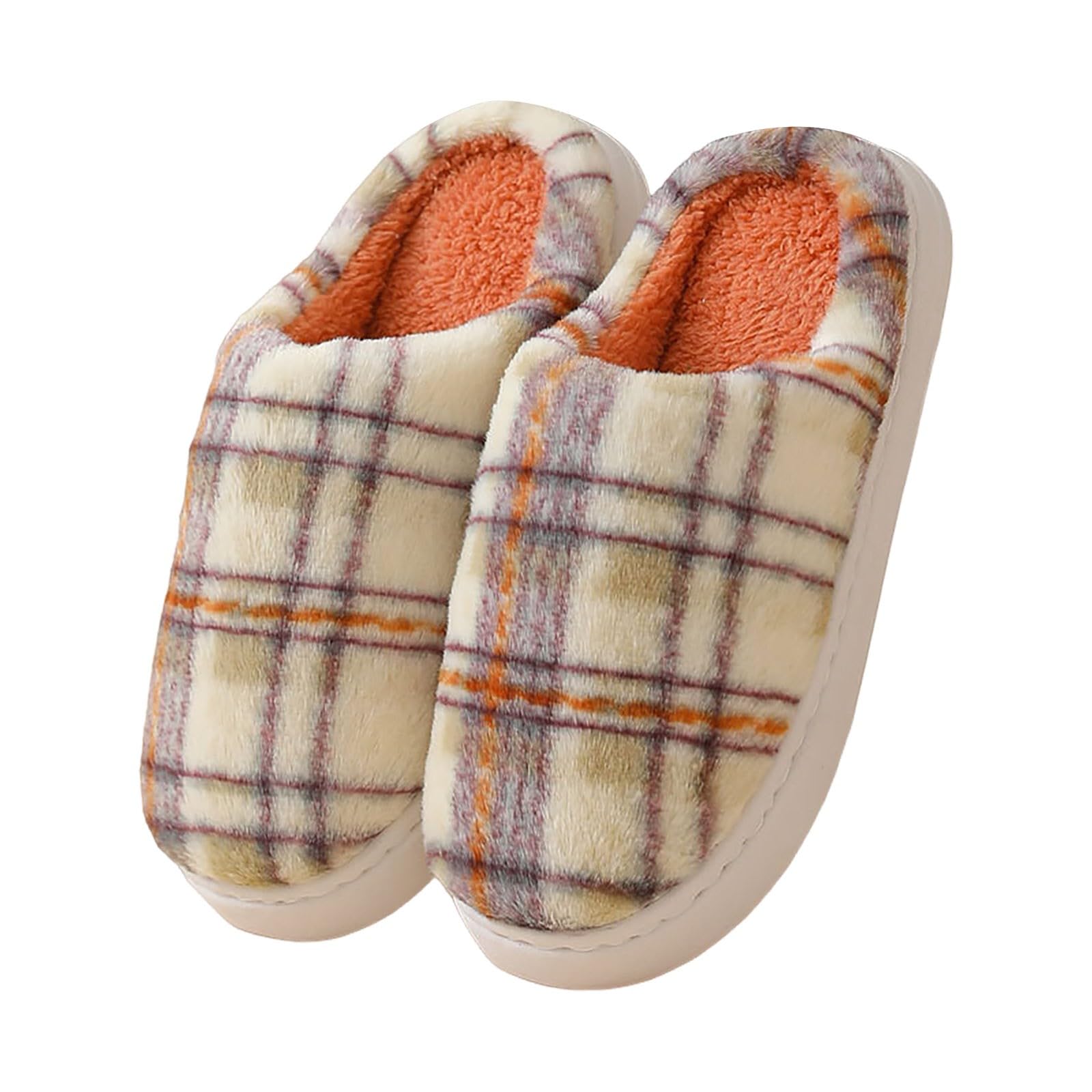 Slippers Women Warm Fleece House Shoes Indoor Non Slip for Bedroom
