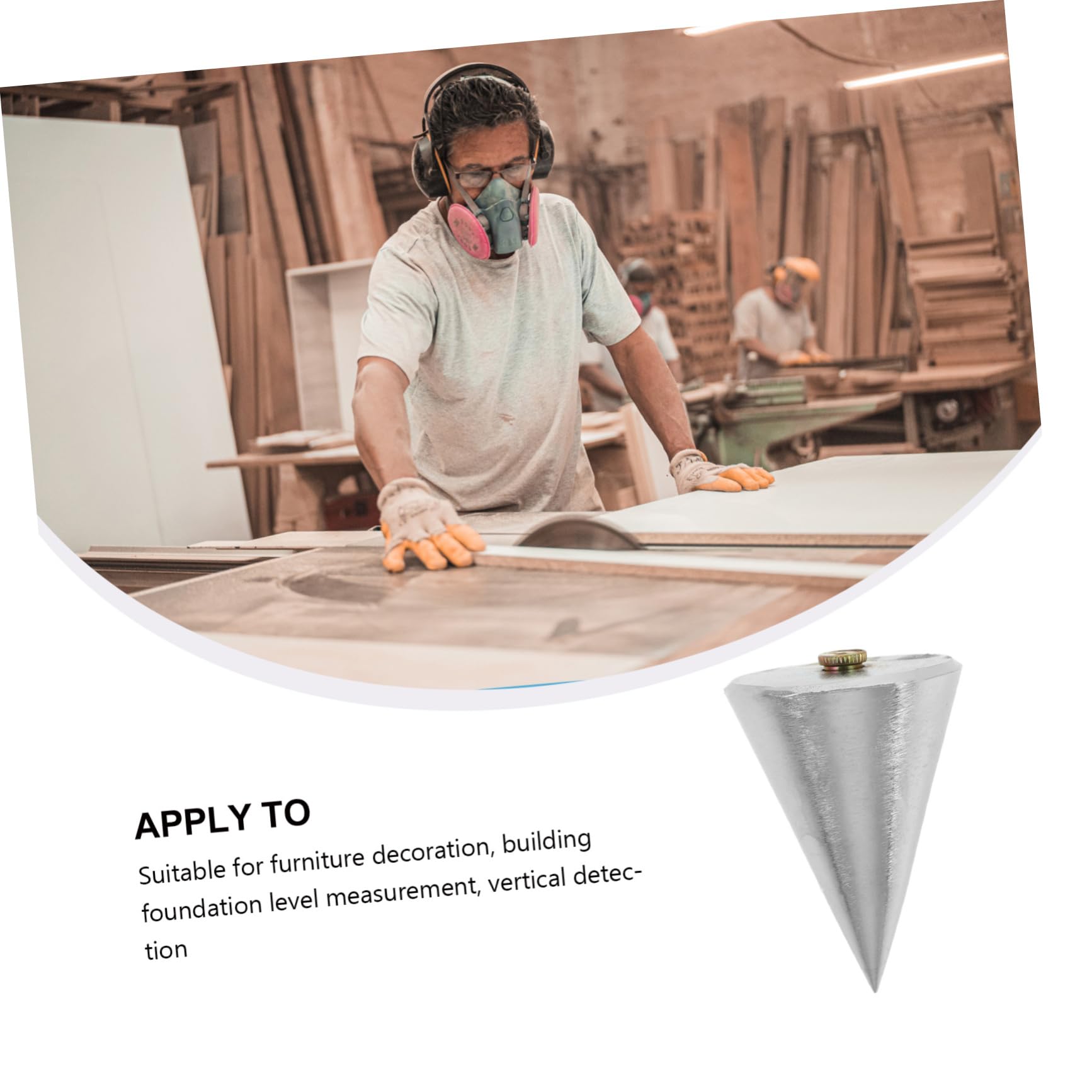 jojofuny 4pezzi Strumento Di Misurazione Verticale Per Edilizia e Falegnameria Di Precisione Per Allineamenti e Decorazione Resistente Alla e Multifunzionale Design Con Filo Sospeso
