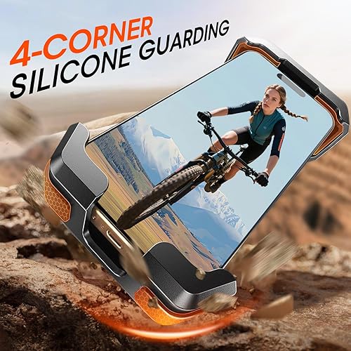 Miniatura 8 de Soporte de teléfono para bicicleta de montaña soporte de bloqueo antivibraciones de alta resistencia - Soporte de liberación rápida con una sola