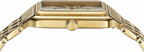 Fossil Raquel Watch for Women, Quartz Three Hand Movement with Stainless Steel Strap,Gold Tone and Pearl White - 4