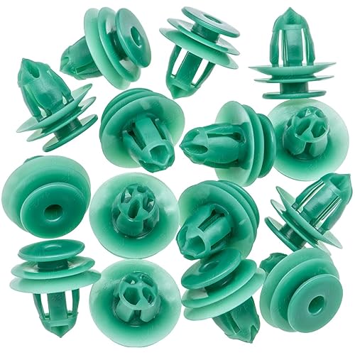 Rexka 15pcs Panel de puerta y clips de retención de moldura interior 91560-SZW-003 para Honda Accord CR-V CR-Z Civic Odyssey Pilot 91560SZW003