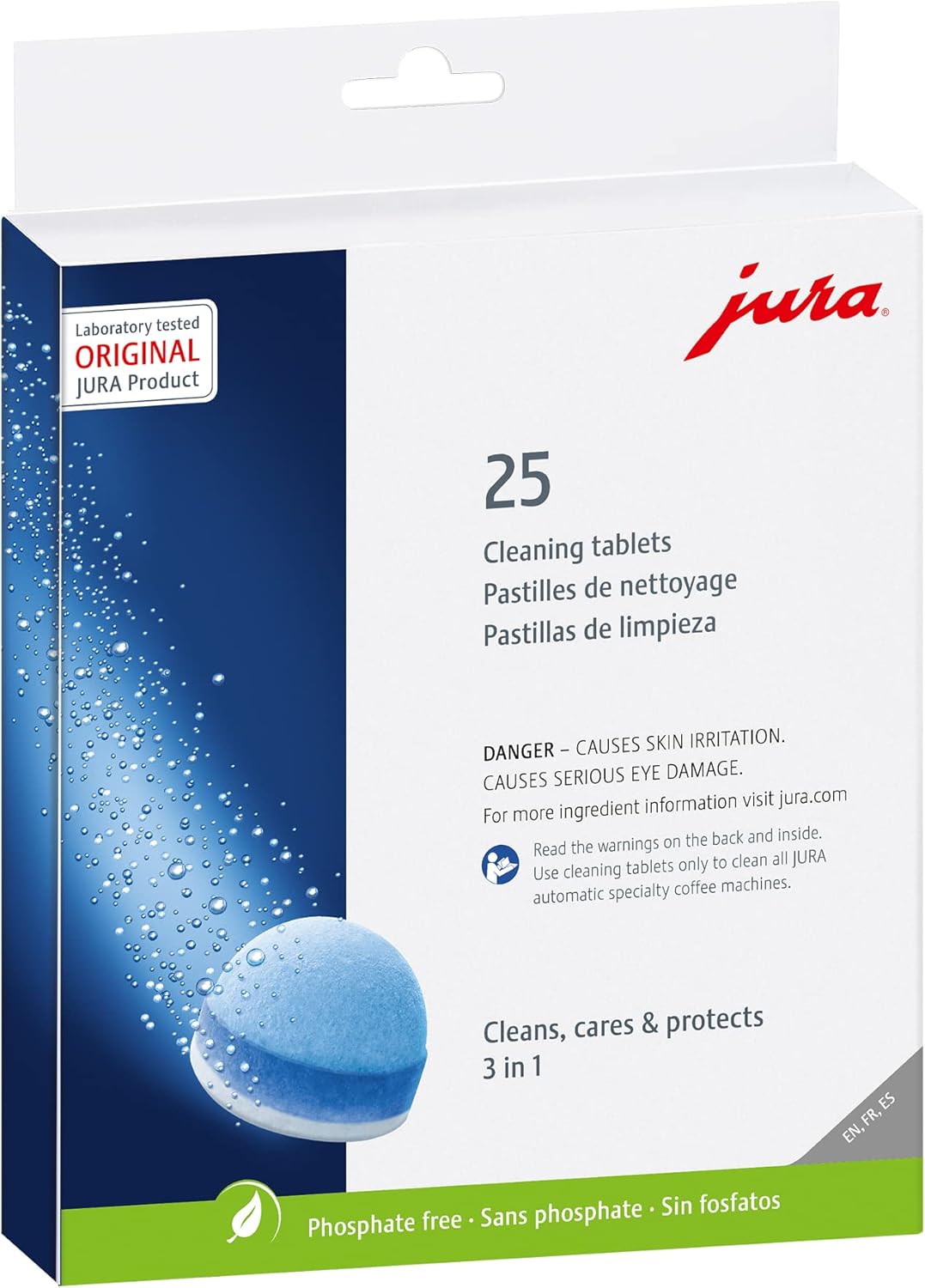 Jura 3Phase Cleaning Tablets 25 pack blister Nepal Ubuy