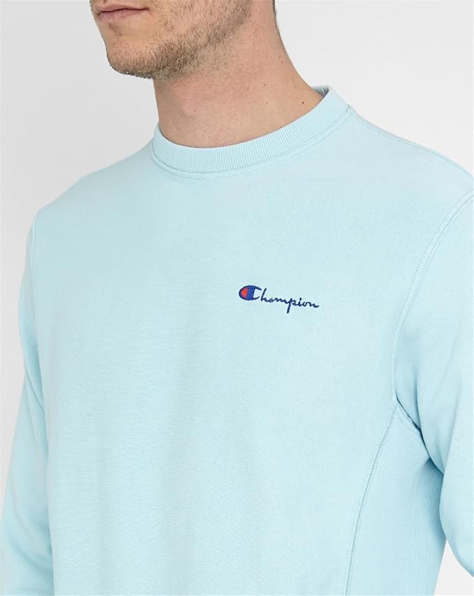 sky blue champion crewneck