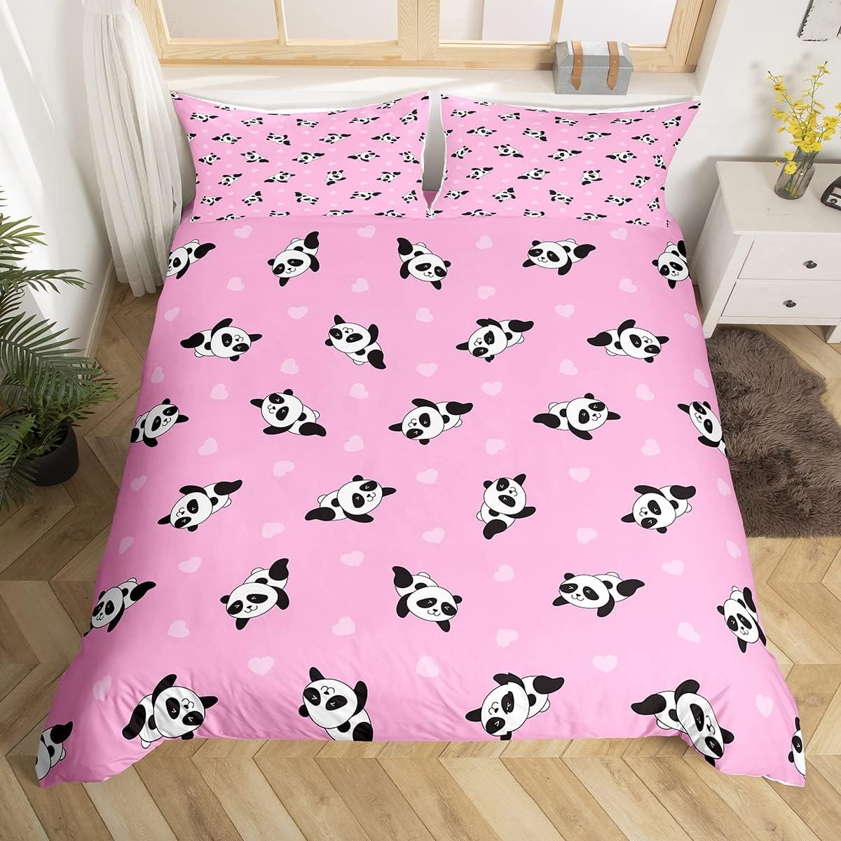 panda comforter baby